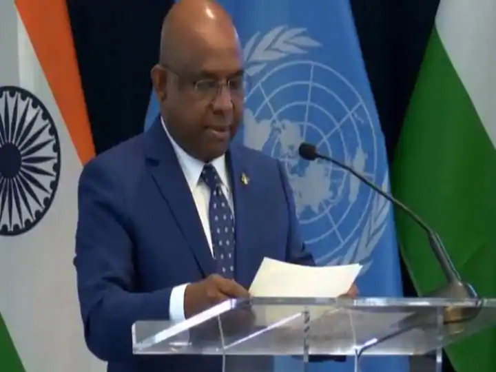 UN India Event Maldives FM Begins Address On A Special Note Bharat Ko Badhai A Good Neighbor