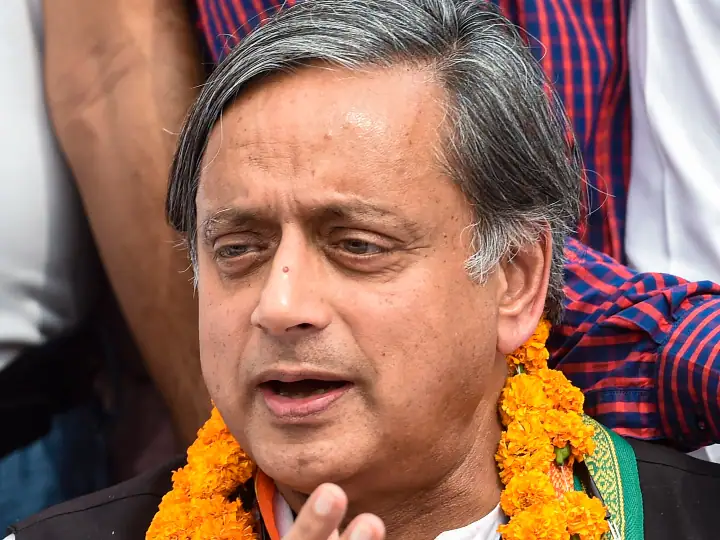 Congress President Election Shashi Tharoor Politics Targeted Opponents On Gandhi Jayanti
