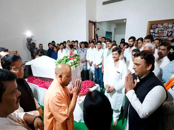 Mulayam Singh Yadav Cremation Held On 11 October Today In Saifai Yodi Adityanath Paid Tribute