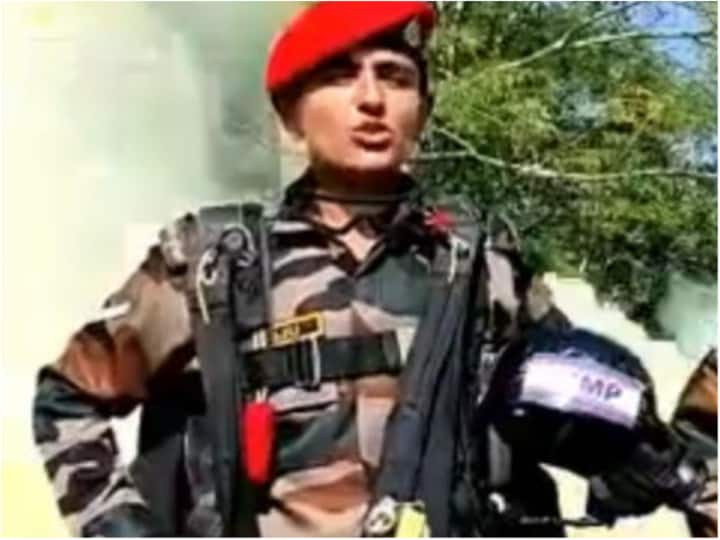 Lance Naik Manju Of Eastern Command Became 1st Woman Soldier Sky Diver Of Indian Army