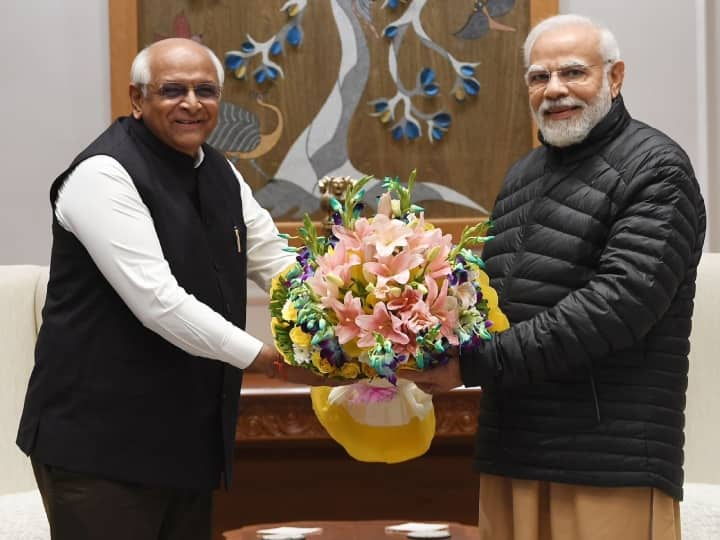 Gujarat CM Bhupendra Patel Meets PM Modi In Delhi Seeks His Guidance In Administration