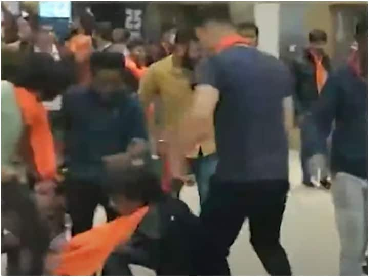 Vishwa Hindu Parishad And Bajrang Dal Protested Against Film Pathaan At Alpha One Mall In Ahmedabad