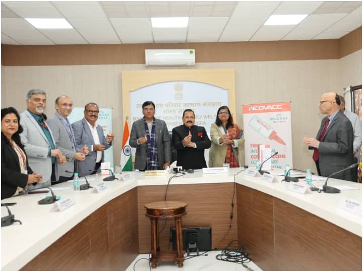 Health Minister Mansukh Mandaviya Launches Bharat Biotech's Nasal Covid Vaccine INCOVACC