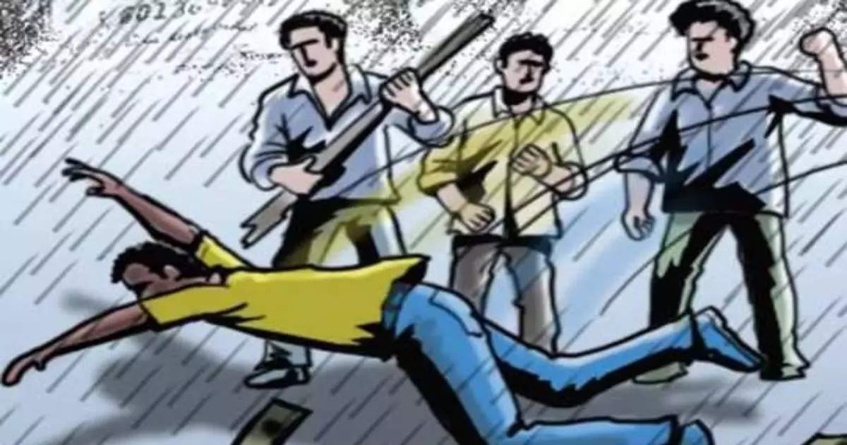 pune maval crime, Pune Crime : गावच्या क्रिकेट लीगमध्ये राडा, ६ जणांकडून एकाला बॅट अन् स्टम्पने मारहाण; मावळमधील घटना - a youth has been beaten up by six people during a cricket match at maval in pune