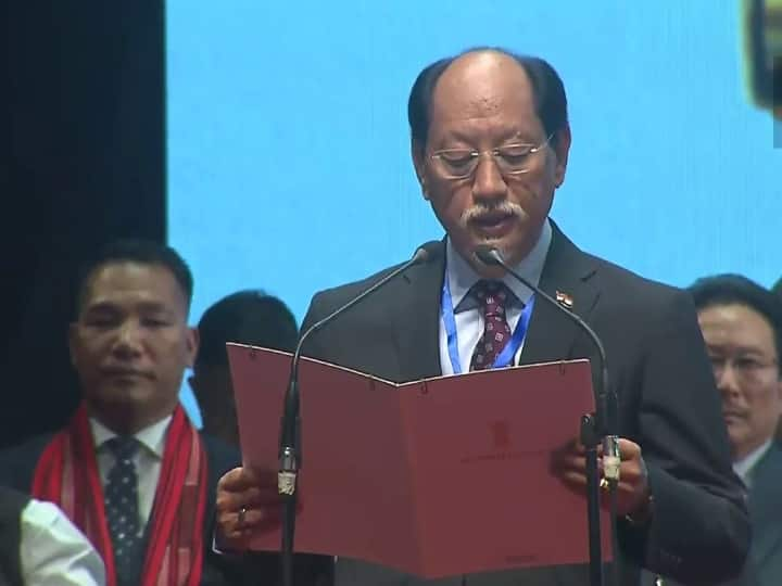 Neiphiu Rio Takes Oath As Nagaland Chief Minister Swearing In Ceremony Photos PM Modi Amit Shah