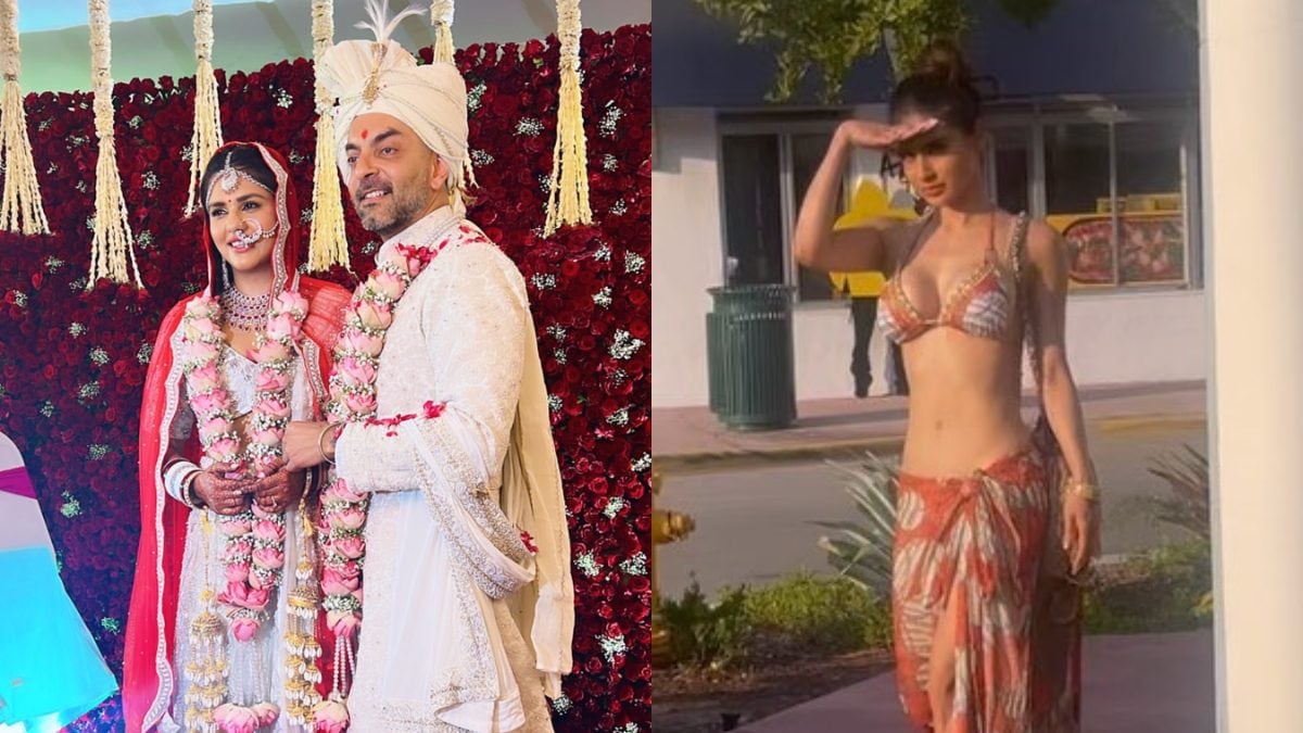 Entertainment News LIVE Updates: Dalljiet's Wedding Pics OUT; Mouni Hits the Streets in Just Bikini and Sarong Skirt