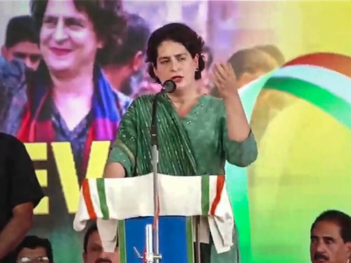 Priyanka Gandhi In Wayanad Attack On PM Modi Says Whole Government Trying To Save Adani