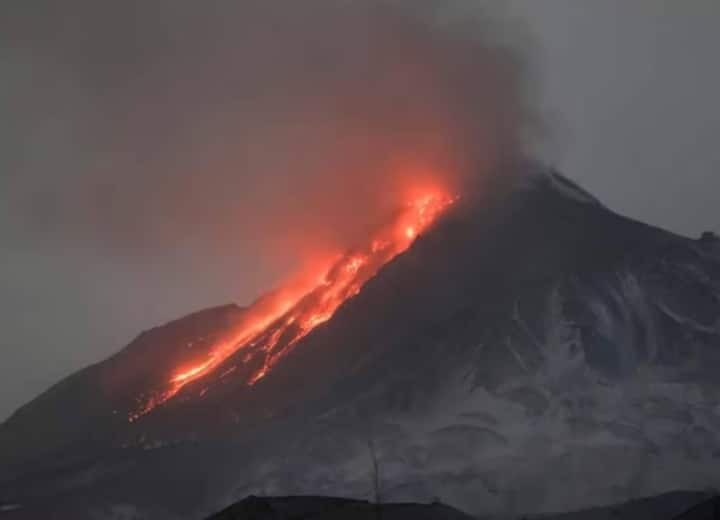 Russia Shiveluch Volcano Erupts Flight Warning Issued