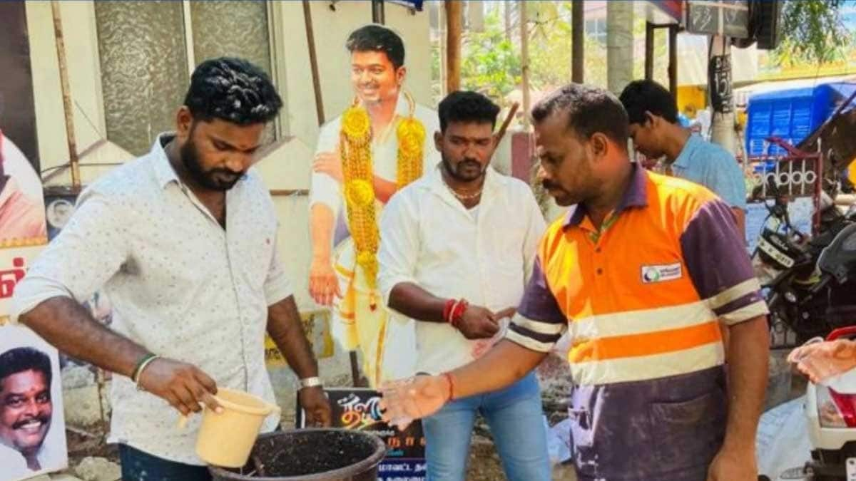 Vijay Makkal Iyakkam To Provide Aid To Garbage Disposal Workers