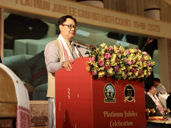 Union Minister Kiren Rijiju Says E Courts Will Transform Indian Judiciary In True Sense Reaffirms Budget | '7 हजार करोड़ से बनेंगी E-Courts', किरेन रिजिजू बोले