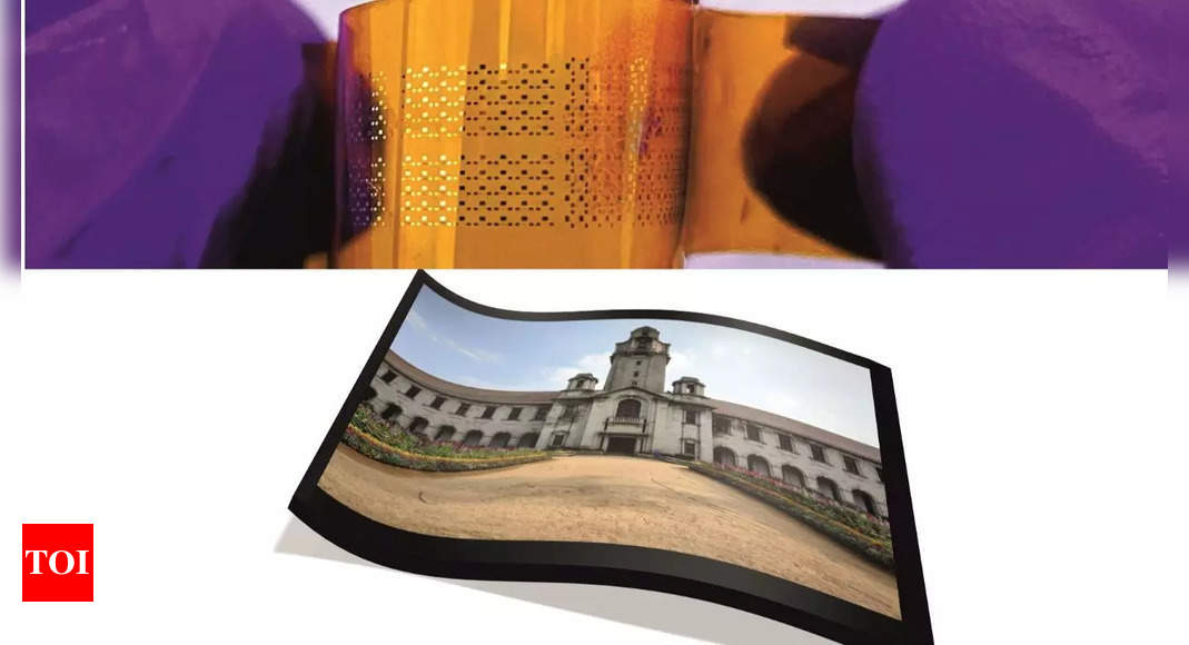 IISc develops super flexible composite semiconductors for next-gen printed displays