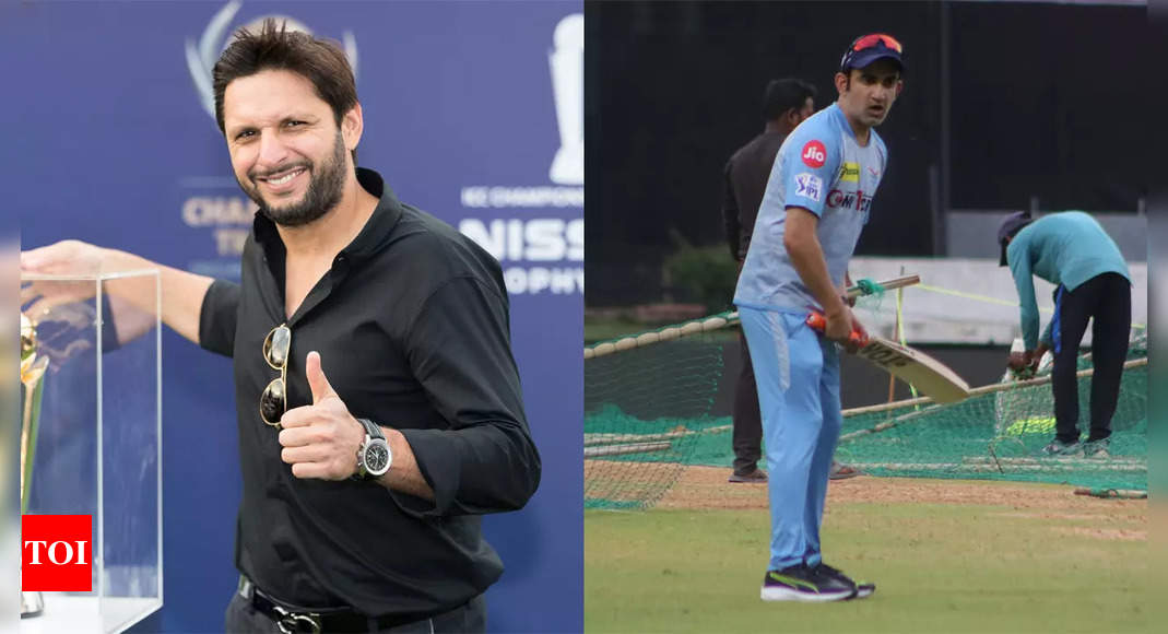 'Better to send out message of love and respect': Afridi reacts to Gambhir's remark | Cricket News