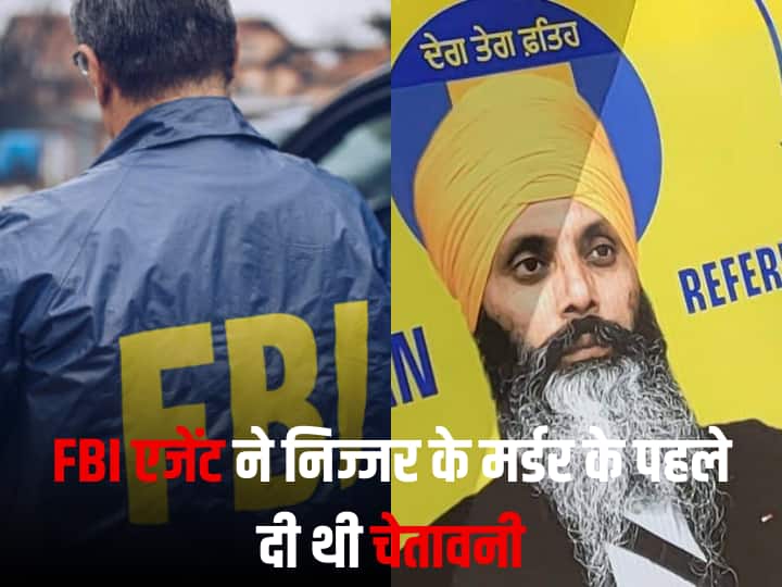 US FBI Warned Khalistani People In America After KTF Chief Hardeep Singh Nijjar Murder | India-Canada Conflict: FBI ने अमेरिका में खालिस्तानियों को दी थी चेतावनी, कहा था