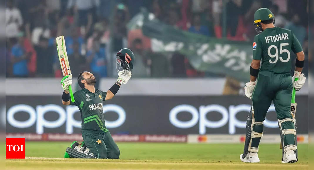 Pakistan pull off record World Cup run chase riding on Rizwan, Shafique sparkling tons | Cricket News