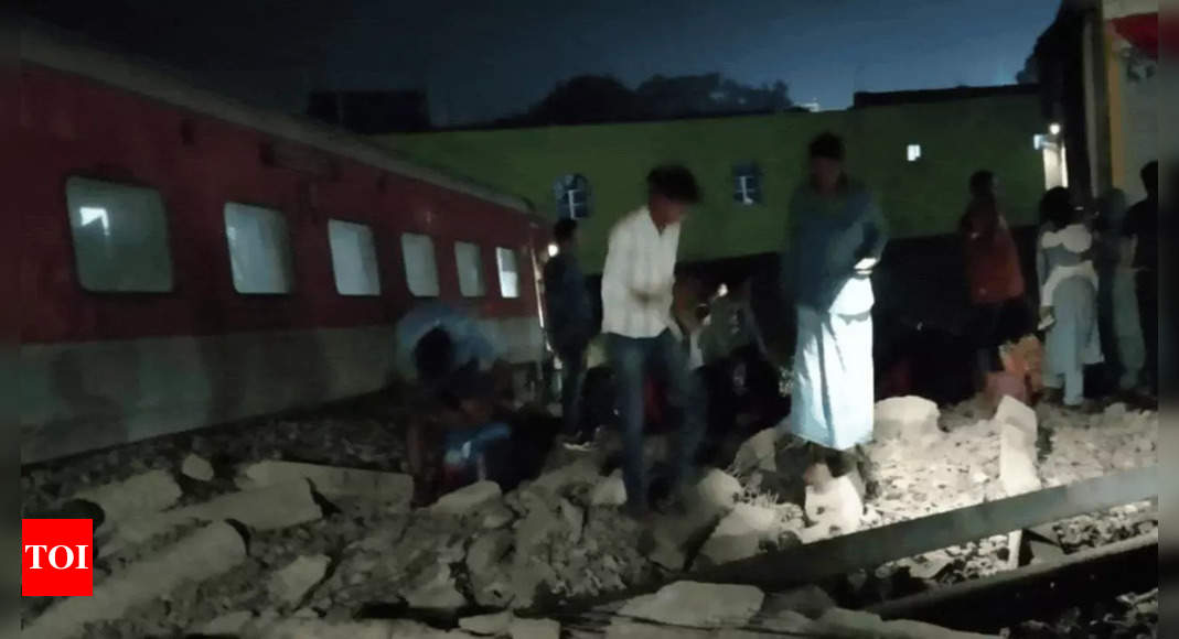 Passenger train derails in Bihar, several feared injured | India News