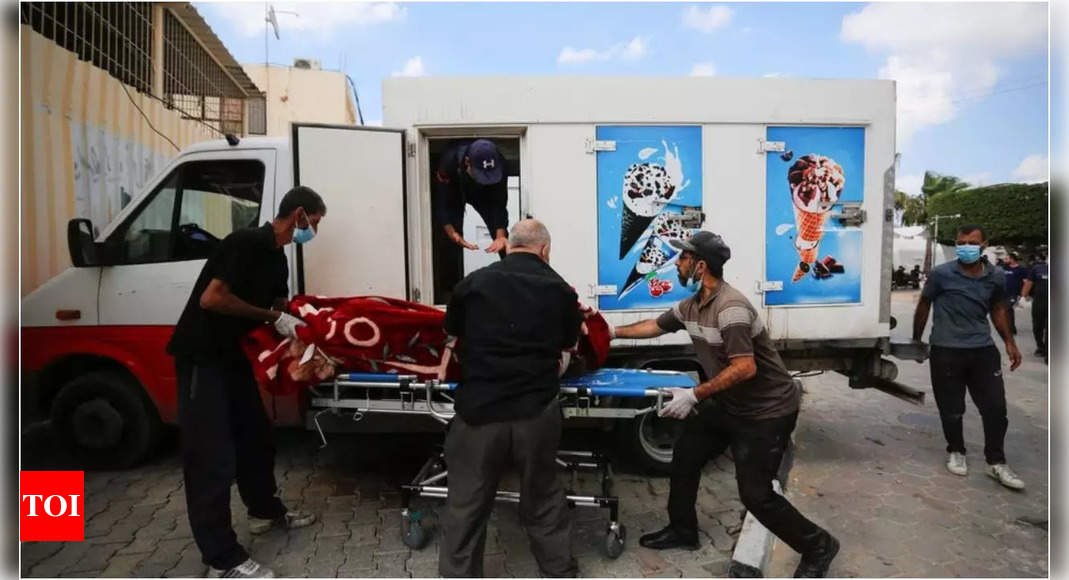Gaza: Israel-Hamas Conflict: Dead bodies being stored in ice-cream trucks in Gaza