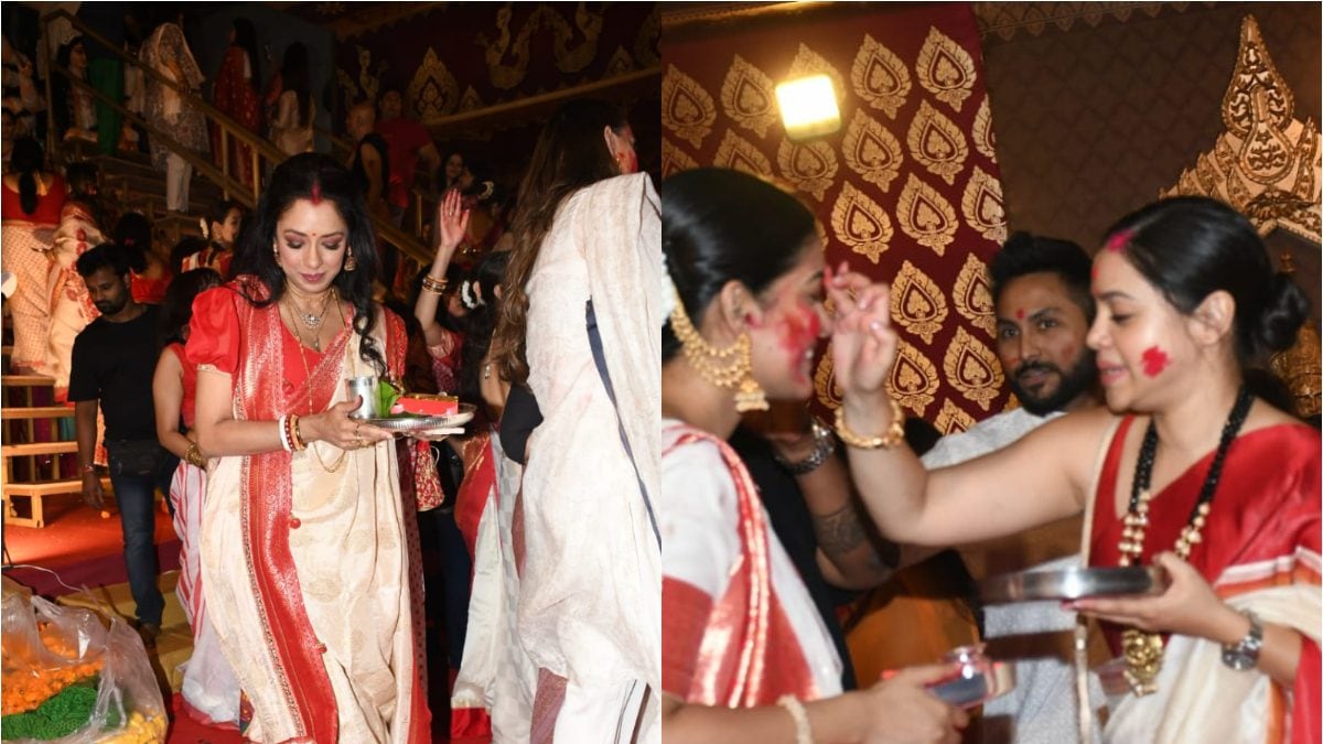 Rupali Ganguly, Sumona Chakravarti And Others Play Sindoor Khela On Last Day Of Durga Puja; See Photos