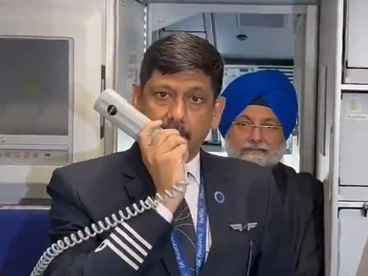 IndiGo Pilot Captain Welcomes First Flight Passengers Going To Newly Constructed Ayodhya Airport Saying Jai Shri Ram