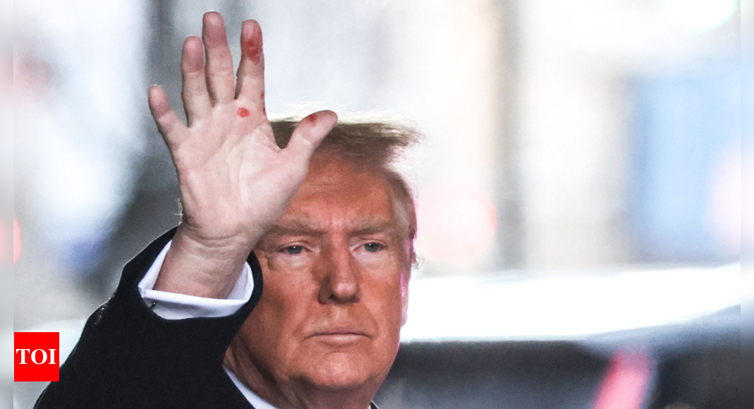 What's behind mysterious red marks on Trump's hands