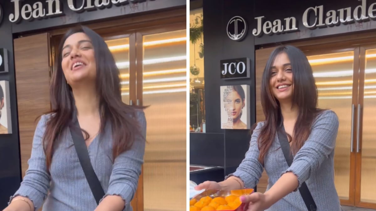 Watch: Bride-To-Be Divya Agarwal Distributes Sweets To Paparazzi Ahead Of Wedding