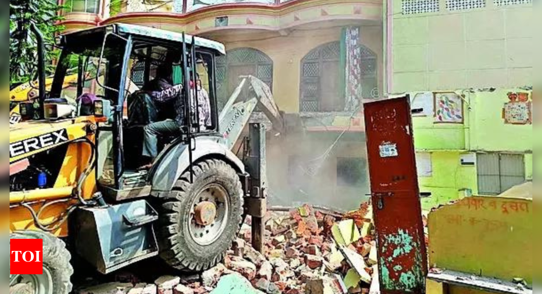 Houses of 11 demolished after beef found in refrigerators in Mandla, MP | India News