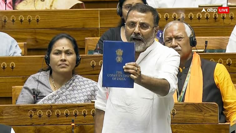 BJP MP Nishikant Dubey says Muslim Population Rising Tribal women marrying Bangladeshi intruders in Lok Sabha Lok Sabha: