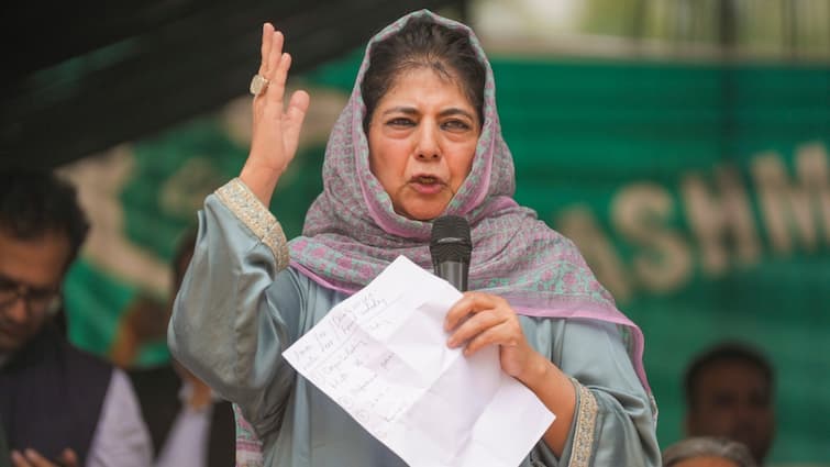 Mehbooba Mufti slams National Conference doing Halal Haram politics Jammu and Kashmir election 2024 Elections 2024: