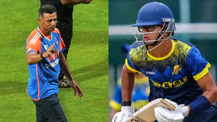 Rahul Dravid son Samit Dravid reaction after being selected in India under-19 team for Australia multi format series Samit Dravid: टीम इंडिया में जगह मिलने पर क्या बोले राहुल द्रविड़ के बेटे समित? ऑस्ट्रेलिया के खिलाफ खेलेंगे सीरीज 